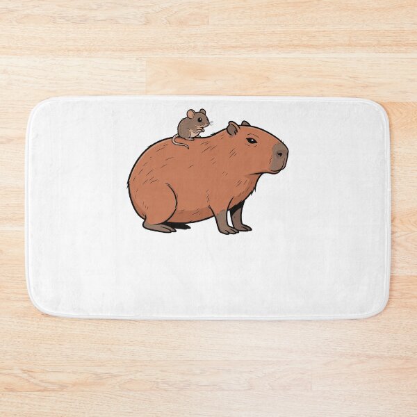Item preview, Cute Capybara and Vole Rodent Friendship Scene designed and sold by k3rstman1.
