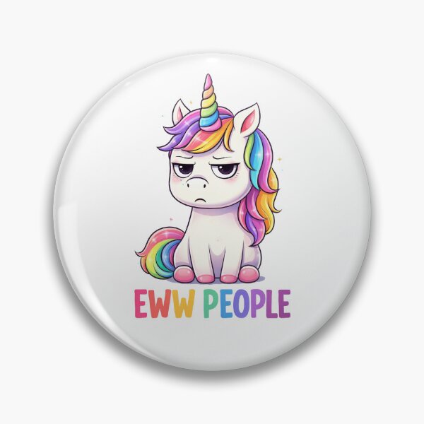 Item preview, Eww People Unicorn designed and sold by 2 Left Hands.