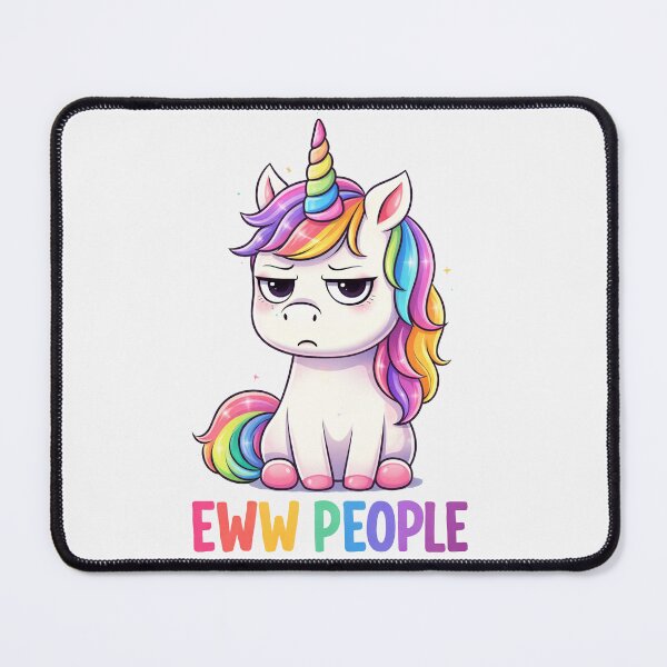 Item preview, Eww People Unicorn designed and sold by 2 Left Hands.