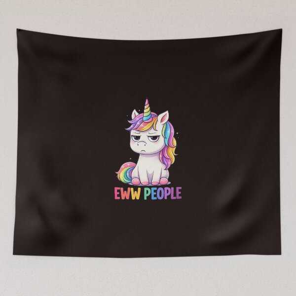 Item preview, Eww People Unicorn designed and sold by 2 Left Hands.