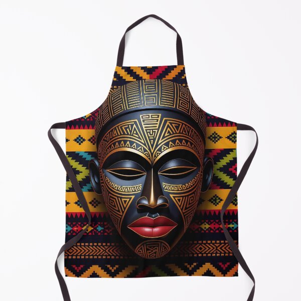 Item preview, Intricate Tribal Mask Design designed and sold by Serene Strokes Art.