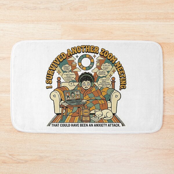 Item preview,  I Survived Another Zoom Meeting Home Office Humor designed and sold by Rex Vox.