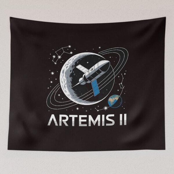 Item preview, Artemis II – To The Moon Rocket Launch Exploration Design designed and sold by Redgiant87x.
