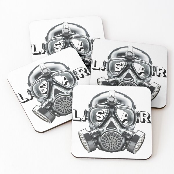 Item preview, Gas mask with LAST AIR text designed and sold by ChernivtsiSkoda.