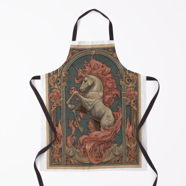 Item preview, Art nouveau Unicorn Card designed and sold by MendaciousMina.