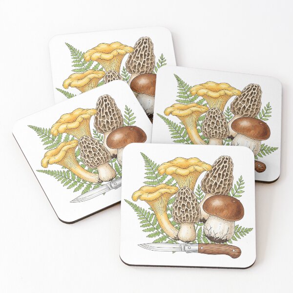 Item preview, Vintage Mushroom Foraging Illustration Mycology designed and sold by SholoStudio.