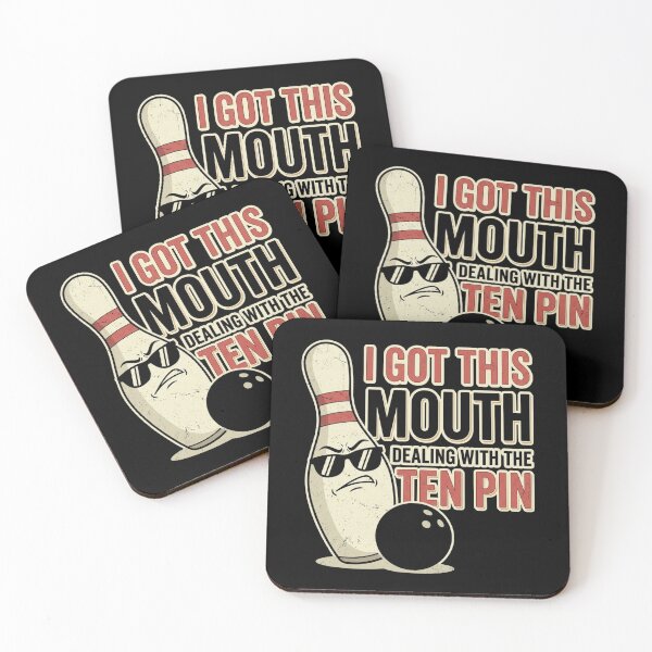 Item preview, I Got This Mouth Dealing With The Ten Pin Funny Bowling Graphic designed and sold by axiksa10.