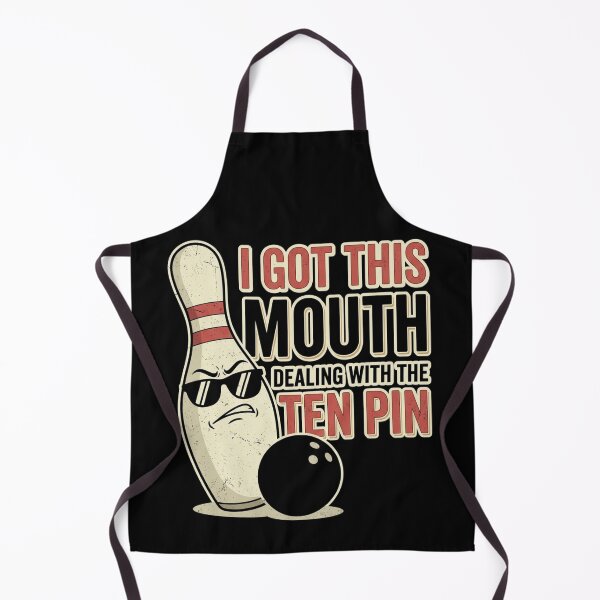 Item preview, I Got This Mouth Dealing With The Ten Pin Funny Bowling Graphic designed and sold by axiksa10.