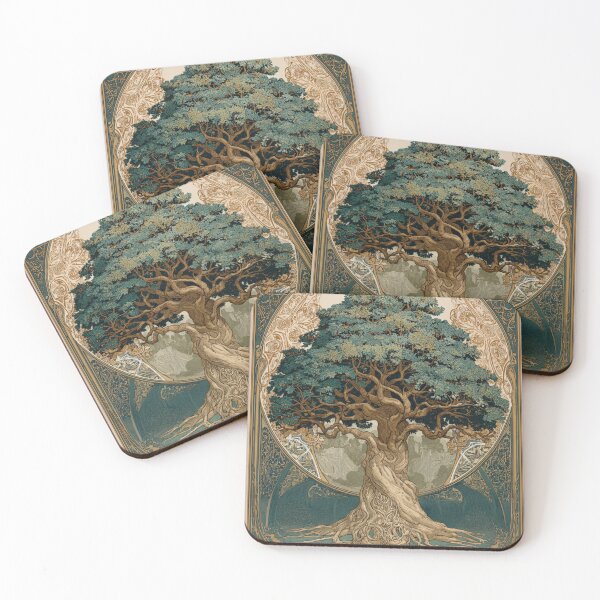 Item preview, Art nouveau Tree of life designed and sold by MendaciousMina.