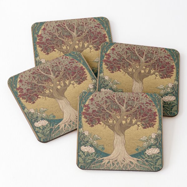 Item preview, Art nouveau Tree of life designed and sold by MendaciousMina.