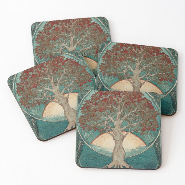 Item preview, Art nouveau Tree of life designed and sold by MendaciousMina.