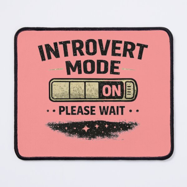 Item preview, Introvert Mode On Please Wait Shirt – Social Battery Low Funny T-Shirt designed and sold by sumodesign.