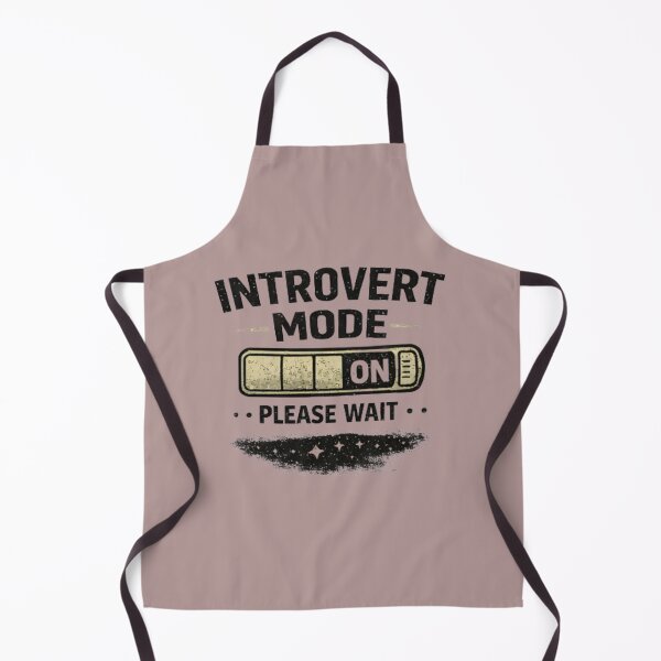 Item preview, Introvert Mode On Please Wait Shirt – Social Battery Low Funny T-Shirt designed and sold by sumodesign.