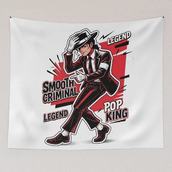 Item preview, Smooth Criminal Pop Style - Pop Art designed and sold by Dhenin Studio.