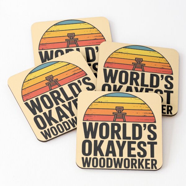 Item preview, WORLD'S OKAYEST WOODWORKER designed and sold by 123ks.