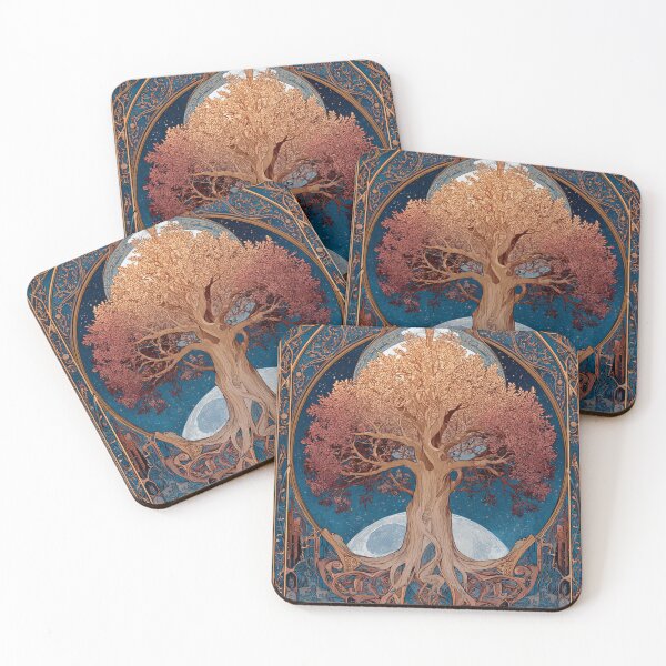 Item preview, Art nouveau Tree of life designed and sold by MendaciousMina.