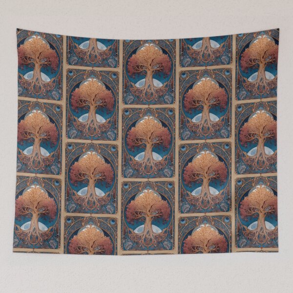Item preview, Art nouveau Tree of life designed and sold by MendaciousMina.
