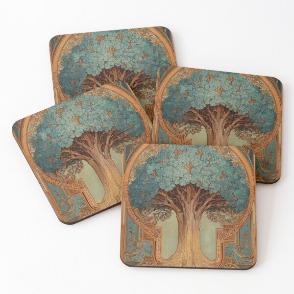 Item preview, Art nouveau Tree of life designed and sold by MendaciousMina.