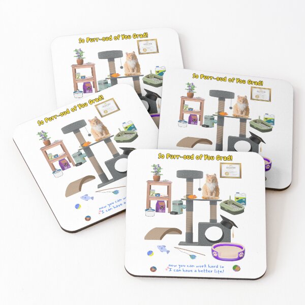 Item preview, Graduation Work Hard So Cat Have Better Life designed and sold by MYCatStuff.