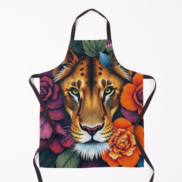 Item preview, Lion in a sea of flowers designed and sold by LioTou.