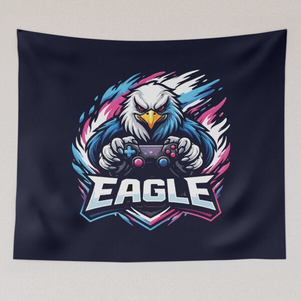 Item preview, Gamer Eagle – Fierce Esports Bird Mascot designed and sold by MerlinWear.