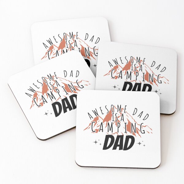 Item preview, Awesome Camping Dad Funny Outdoor Father’s Day Design designed and sold by DesignsVault.