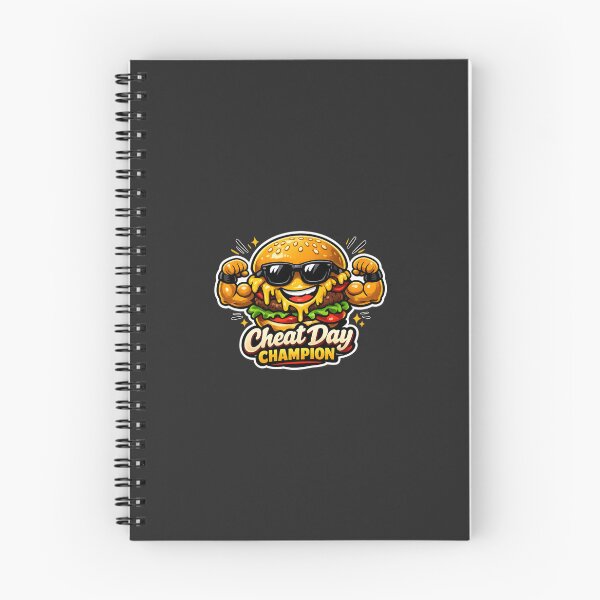 Item preview, Cheat Day Champion – Cartoon Cheeseburger Gym Hero designed and sold by Stricker-Hub.