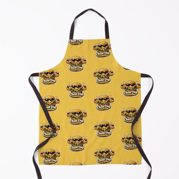 Item preview, Cheat Day Champion – Cartoon Cheeseburger Gym Hero designed and sold by Stricker-Hub.