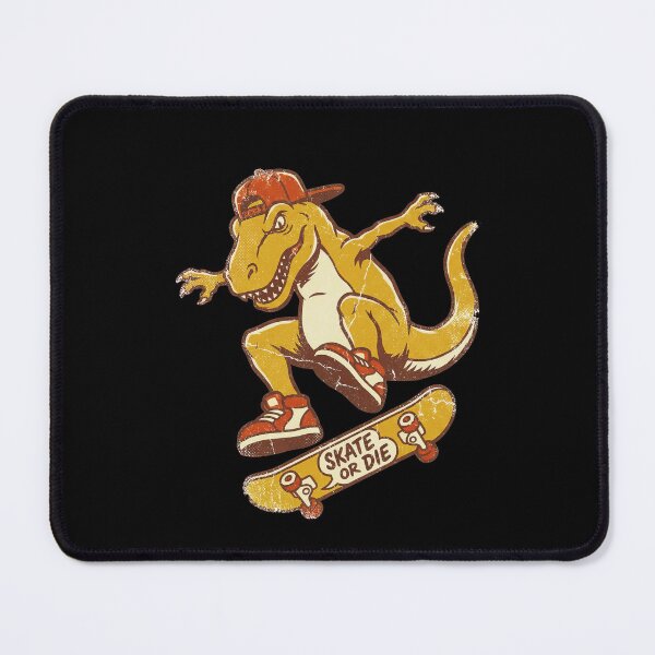 Item preview, Cool T-Rex dinosaur riding a skateboard designed and sold by Mike Kiev art.