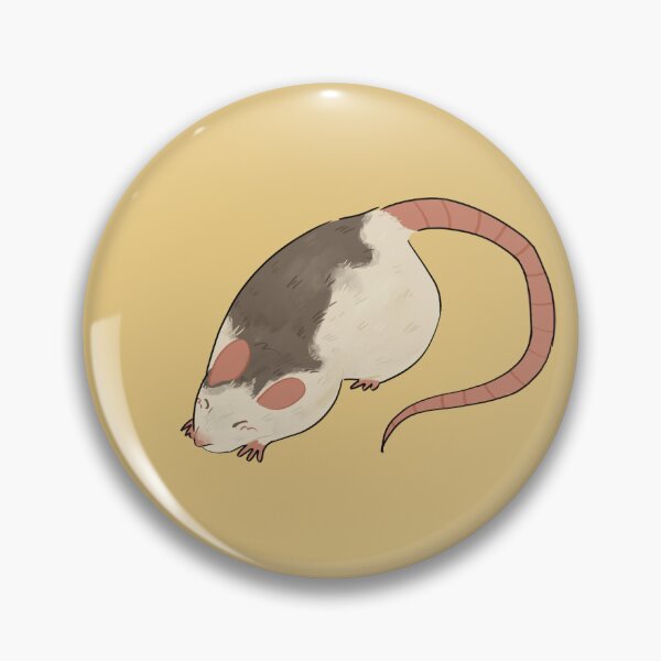 Item preview, White rat with brown back  designed and sold by staticshops.