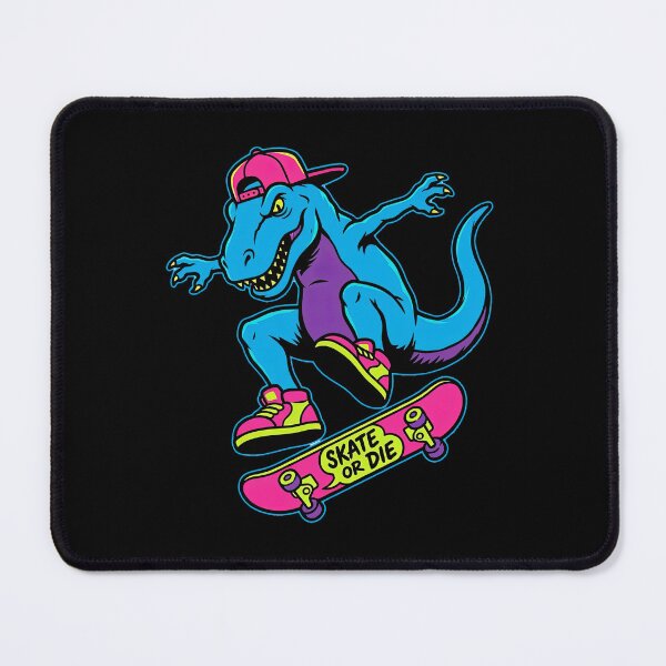 Item preview, Cool T-Rex dinosaur riding a skateboard designed and sold by Mike Kiev art.