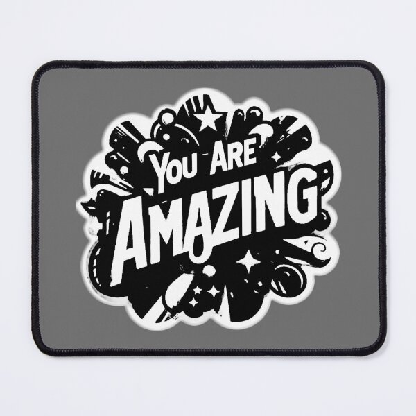 Item preview, You Are Amazing - Motivational Typography Design designed and sold by PixelParinda.