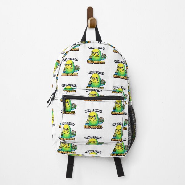 Item preview, Budgie We Need To Talk Seed Budget Funny Bird Sticker designed and sold by Gentlestate.