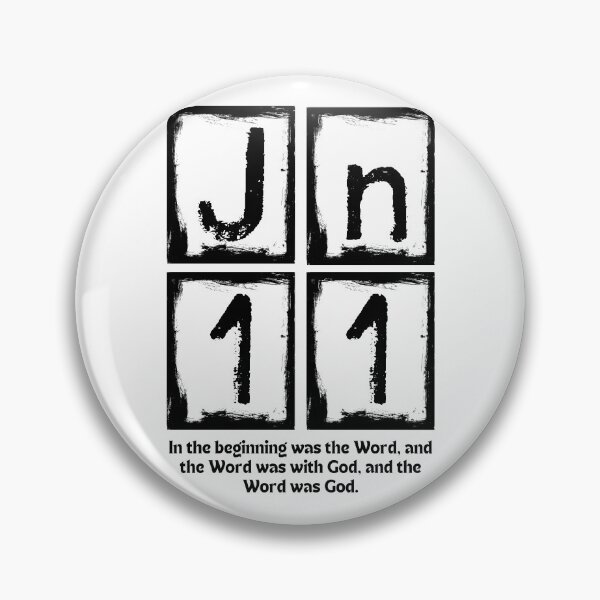 Item preview, John 1:1 - In the Beginning Was the Word Christian Design designed and sold by MoriaStore.