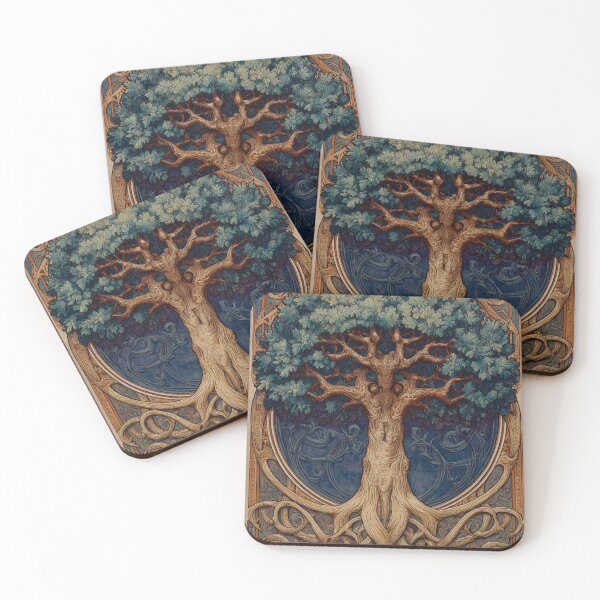 Item preview, Art nouveau Tree of life designed and sold by MendaciousMina.
