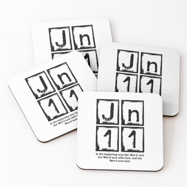 Item preview, John 1:1 - In the Beginning Was the Word Christian Design designed and sold by MoriaStore.