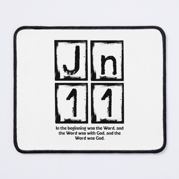 Item preview, John 1:1 - In the Beginning Was the Word Christian Design designed and sold by MoriaStore.