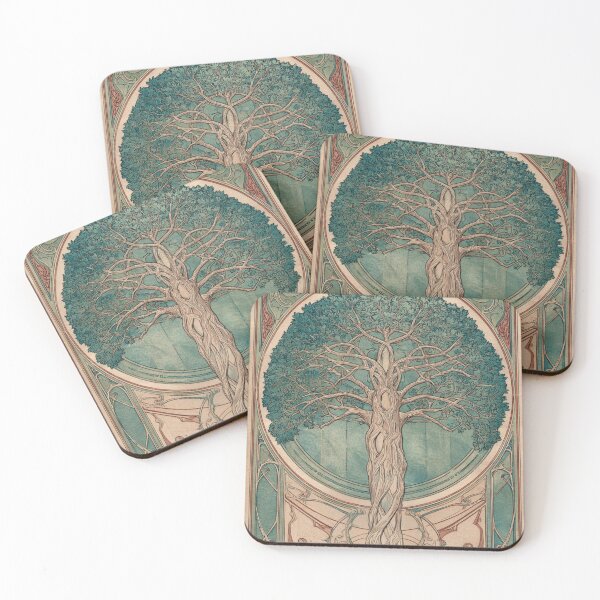 Item preview, Art nouveau Tree of life designed and sold by MendaciousMina.