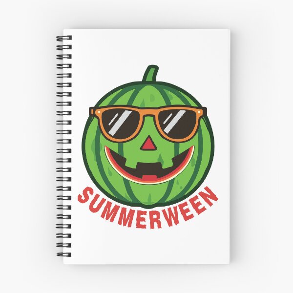 Item preview, Summerween Watermelon Pumpkin Jack o Lantern - Summer Halloween Vibes designed and sold by VibranPalette.