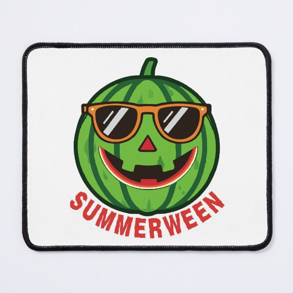 Item preview, Summerween Watermelon Pumpkin Jack o Lantern - Summer Halloween Vibes designed and sold by VibranPalette.