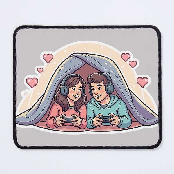 Item preview, Kawaii Gamer Couple Valentine Gift Cute Video Game designed and sold by SholoStudio.