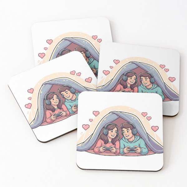 Item preview, Kawaii Gamer Couple Valentine Gift Cute Video Game designed and sold by SholoStudio.