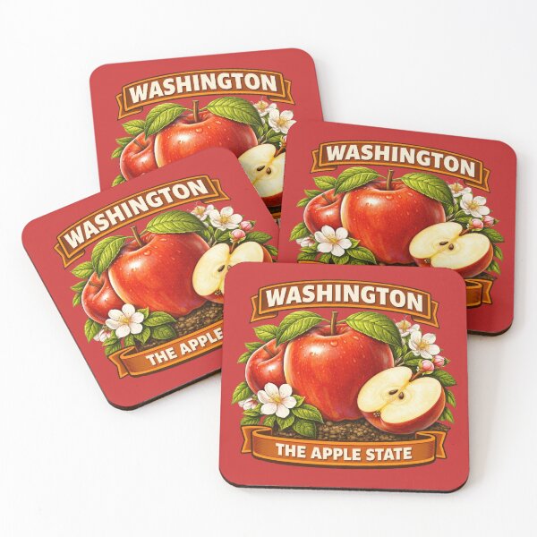 Item preview, Washington - The USA Apple State designed and sold by Myra365Art.