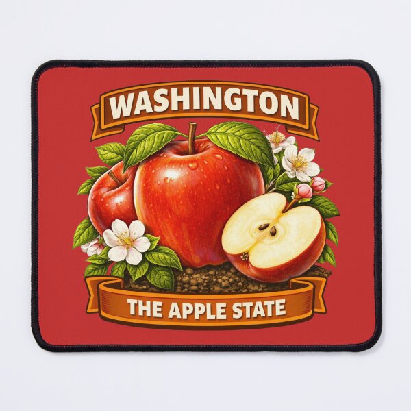 Item preview, Washington - The USA Apple State designed and sold by Myra365Art.