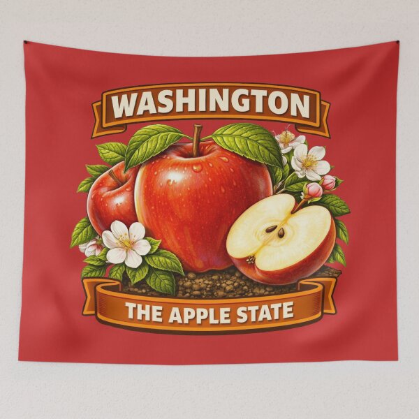 Item preview, Washington - The USA Apple State designed and sold by Myra365Art.