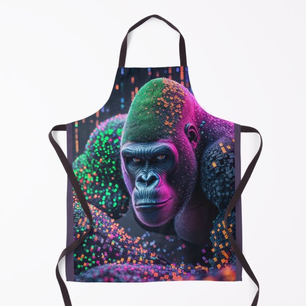 Item preview, Gorilla in a creative matrix - 1 designed and sold by LioTou.