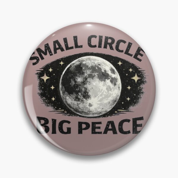 Item preview, Small Circle Big Peace Shirt | Introvert Lifestyle Minimal Friends Quote Moon Aesthetic designed and sold by sumodesign.