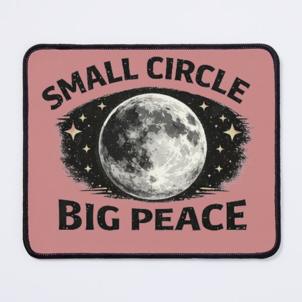 Item preview, Small Circle Big Peace Shirt | Introvert Lifestyle Minimal Friends Quote Moon Aesthetic designed and sold by sumodesign.