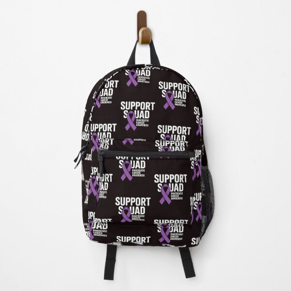 Item preview, Support Squad Pancreatic Cancer Awareness – Fight Pancreatic Cancer Purple Rainbow designed and sold by Redgiant87x.