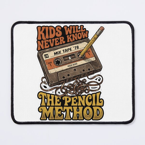 Item preview, Kids Will Never Know The Pencil Method Retro Cassette designed and sold by EKHOAISTORE.